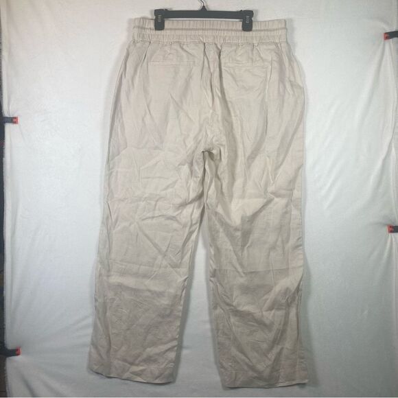 Quince New With Tags 100% Linen Wide Leg Pants Size XL - Picture 2 of 11